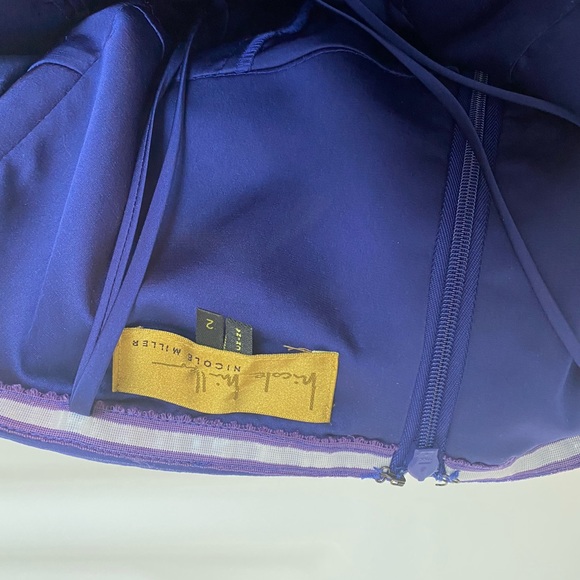 BEAUTIFUL Nicole Miller Strapless Cocktail Dress - Picture 8 of 9